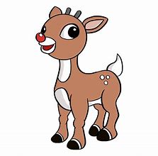 Image result for Rudolf Reindeer Cartoon