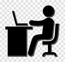 Image result for Side View Man Working Icon
