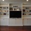 Image result for Bookcase Next to TV Stand