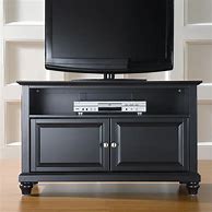 Image result for Black Wood TV Stand