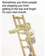 Image result for Climing Ladder Meme