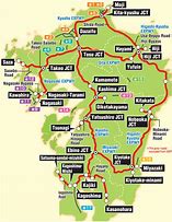 Image result for Kyushu Tourist Map