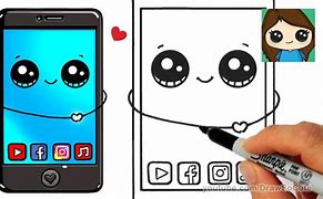 Image result for Cute Phone Draw