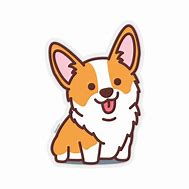 Image result for Kawaii Dog Stickers