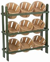 Image result for Bushel Basket Display Rack