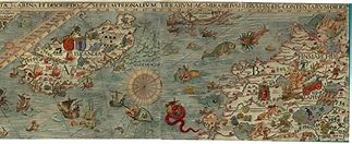 Image result for Old World Map with Sea Monsters