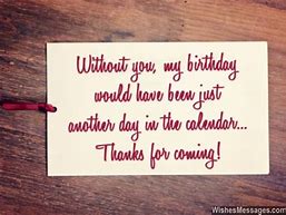 Image result for Thank You for Coming Quotes