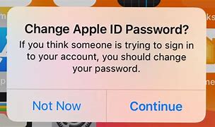Image result for Change Apple ID Password Notification