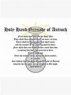 Image result for Holy Hand Grenade Scroll