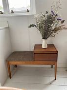 Image result for Mid Century Telephone Table