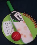 Image result for Cricket Bat Cake