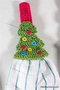 Image result for Crochet Pattern for Christmas Towel Holder