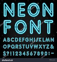 Image result for Neon Letters Clip Art