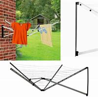 Image result for Wall Mounted Clothes Rail Airer