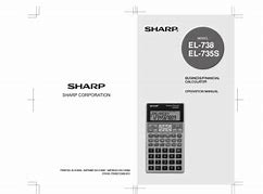 Image result for Sharp el-735s