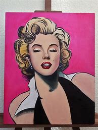 Image result for Marilyn Monroe Portrait Paintings
