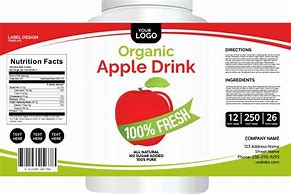 Image result for Apple Juice Label CC