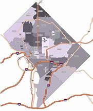 Image result for Washington DC Area Zip Code Map