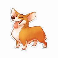 Image result for Cartoon Corgi Stickers