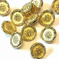 Image result for Pocket Buttons Gold