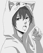 Image result for Anime Boy with Cat Poster