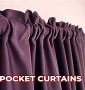 Image result for 2 ½ Inch Wide Pocket Curtain Rod Pocket