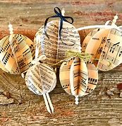 Image result for Sheet Music Christmas Ornaments