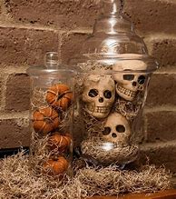 Image result for Vintage Halloween Skull Decorations