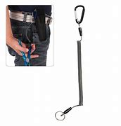 Image result for Coil Lanyard with Clip