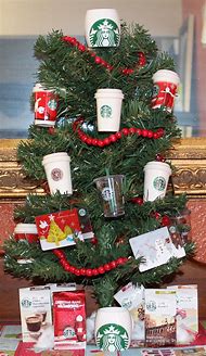 Image result for Starbucks Cups Christmas Tree