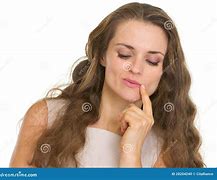 Image result for Woman Looking Down at Something