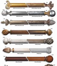 Image result for Types of Curtain Rods