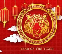 Image result for Golden Tiger Chinese Zodiac