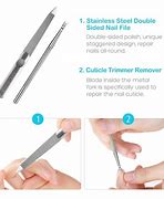 Image result for Cuticle Cutter vs Trimmer
