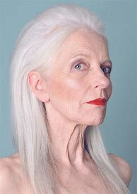 Image result for Old Lady White Hair