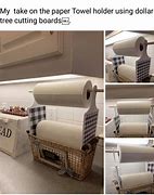 Image result for Homemade Paper Towel Holder