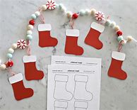 Image result for Christmas Stocking Cut Out Template