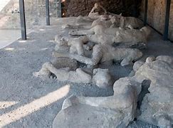 Image result for Mount Vesuvius Pompeii Ash People