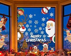 Image result for Christmas Window Clings