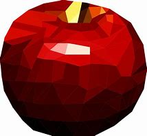 Image result for Low Poly Apple PNG