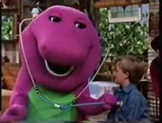 Image result for Angry Barney Dinosaur
