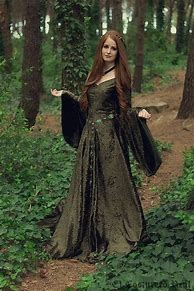 Image result for Green Celtic Medieval Dresses