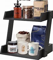 Image result for Coffee Bar Countertop Organizer