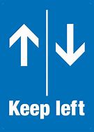 Image result for keeping left signs uk