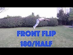 Image result for 180 Front Flip