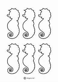 Image result for Seahorse Stencil to Make Easy