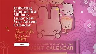 Image result for Lunar New Year Advent Calendar
