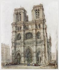 Image result for Pencil Drawing of Notre Dame