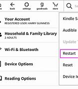 Image result for How to Restart a Kindle