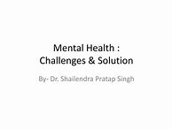 Image result for Mental Health Challenges PPT